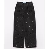 新色登場！パール付きハイウエストワイドデニム jasmine 韓国ファッション | aimoha  | 詳細画像34 