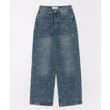 新色登場！パール付きハイウエストワイドデニム jasmine 韓国ファッション | aimoha  | 詳細画像33 