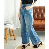 新色登場！パール付きハイウエストワイドデニム jasmine 韓国ファッション | aimoha  | 詳細画像24 