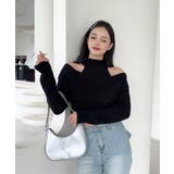 【Jasmine】ハイネック肩見せニットプルオーバー Jasmine Grand… | aimoha  | 詳細画像5 