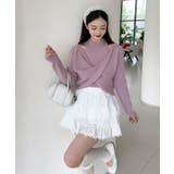 【Jasmine】ハイネック肩見せニットプルオーバー Jasmine Grand… | aimoha  | 詳細画像14 