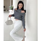 【Jasmine】ハイネック肩見せニットプルオーバー Jasmine Grand… | aimoha  | 詳細画像11 