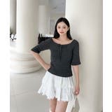 2WAYフロントリボンニットプルオーバー | aimoha  | 詳細画像2 