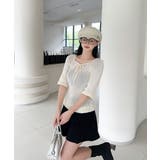 2WAYフロントリボンニットプルオーバー | aimoha  | 詳細画像12 