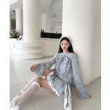 オフショルフロントリボンニットワンピース | aimoha  | 詳細画像17 