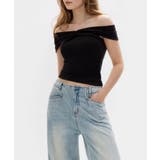【Jasmine】オフショルクロスデザイン半袖Ｔシャツ Jasmine Gran… | aimoha  | 詳細画像17 