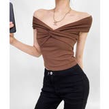 【Jasmine】オフショルクロスデザイン半袖Ｔシャツ Jasmine Gran… | aimoha  | 詳細画像24 