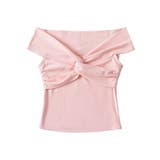 【Jasmine】オフショルクロスデザイン半袖Ｔシャツ Jasmine Gran… | aimoha  | 詳細画像2 