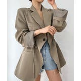 【Jasmine】ドロストテーラードシャケット Jasmine Grandifl… | aimoha | 詳細画像4