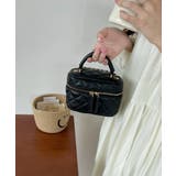 ブラック | 【Jasmine】2WAYレザーキルティングショルダーバッグ | aimoha