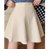 アイボリー | 【Jasmine】ハイウエストフレアミニスカート | aimoha 