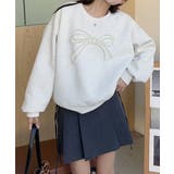 【Jasmine】パールリボンスウェットプルオーバー Jasmine Grand… | aimoha  | 詳細画像2 