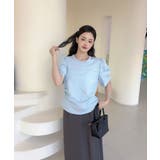 【Jasmine】パワショル切り替えTシャツ | aimoha  | 詳細画像10 