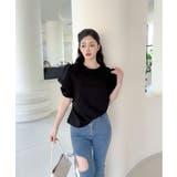 【Jasmine】パワショル切り替えTシャツ | aimoha  | 詳細画像16 