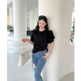 【Jasmine】パワショル切り替えTシャツ | aimoha  | 詳細画像17 