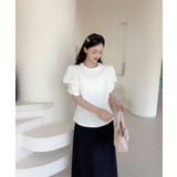 【Jasmine】パワショル切り替えTシャツ | aimoha  | 詳細画像3 