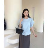 【Jasmine】パワショル切り替えTシャツ | aimoha  | 詳細画像9 