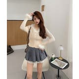 ファー付ニットプルオーバー Jasmine Grandiflorum | aimoha | 詳細画像10