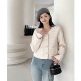 【Jasmine】フリンジノーカラージャケット Jasmine Grandifl… | aimoha  | 詳細画像10 