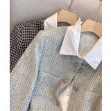 【Jasmine】千鳥柄ノンカラージャケット＋グロップドシャツベスト | aimoha  | 詳細画像15 