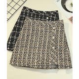 ツイード風ミニタイトスカート Jasmine Grandiflorum | aimoha  | 詳細画像1 