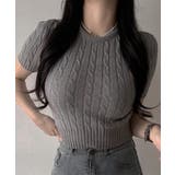 【Jasmine】ケーブル編みニットプルオーバー Jasmine Grandif… | aimoha  | 詳細画像7 