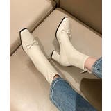 【Jasmine】リボンショートブーツ Jasmine Grandiflorum | aimoha | 詳細画像10