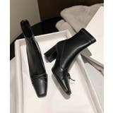 【Jasmine】リボンショートブーツ Jasmine Grandiflorum | aimoha | 詳細画像6