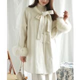 ホワイト | ウールスタンドカラーコート Jasmine Grandiflorum | aimoha