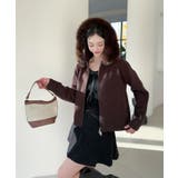 【Jasmine】ボリュームファーフードニットジップアップパーカー | aimoha  | 詳細画像6 