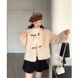 【Jasmine】ノーカラーショートボアコート | aimoha  | 詳細画像11 