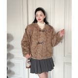 【Jasmine】ノーカラーショートボアコート | aimoha  | 詳細画像2 