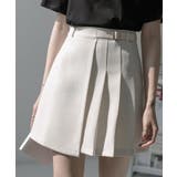 ベージュ | 【Jasmine】アシンメトリープリーツニットスカート Jasmine Gran… | aimoha 