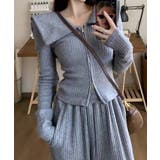 【Jasmine】2WAYダブルジッパービッグカラースウェット Jasmine … | aimoha  | 詳細画像15 