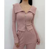 【Jasmine】2WAYダブルジッパービッグカラースウェット Jasmine … | aimoha  | 詳細画像23 