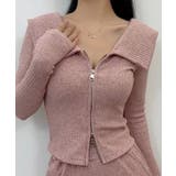 ピンク | 【Jasmine】2WAYダブルジッパービッグカラースウェット Jasmine … | aimoha 