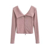 【Jasmine】2WAYダブルジッパービッグカラースウェット Jasmine … | aimoha  | 詳細画像4 