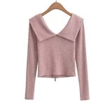 【Jasmine】2WAYダブルジッパービッグカラースウェット Jasmine … | aimoha  | 詳細画像5 