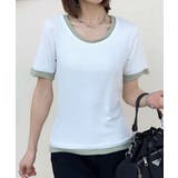 リブ配色Tシャツ | aimoha  | 詳細画像5 
