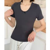 シンプルフィットTシャツ | aimoha  | 詳細画像21 