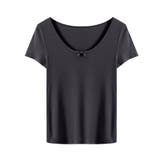 シンプルフィットTシャツ | aimoha  | 詳細画像2 