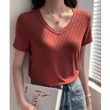 VネックシンプルTシャツ | aimoha  | 詳細画像10 