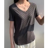VネックシンプルTシャツ | aimoha  | 詳細画像5 
