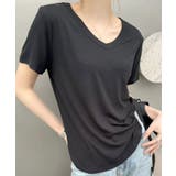VネックシンプルTシャツ | aimoha  | 詳細画像6 