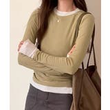 ベージュ | ロングスリーブベーシックTシャツ | aimoha 