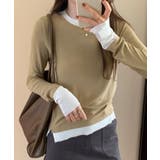 ロングスリーブベーシックTシャツ | aimoha  | 詳細画像17 