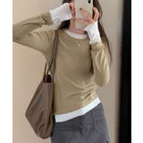 ロングスリーブベーシックTシャツ | aimoha  | 詳細画像18 