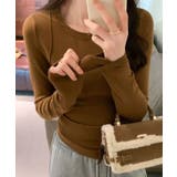 シンプルリブロングスリーブ | aimoha  | 詳細画像9 