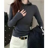 ダークグレー | シンプルフィットハーフジップトップス | aimoha 