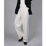 オフホワイト | 裏毛カーブスウェットパンツ | aimoha 